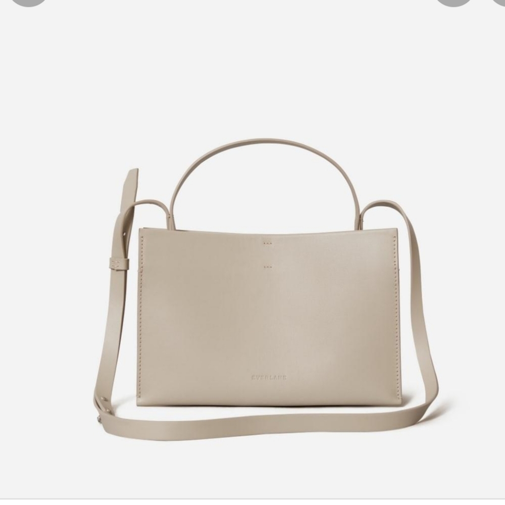 Everlane leather lunchbox bag